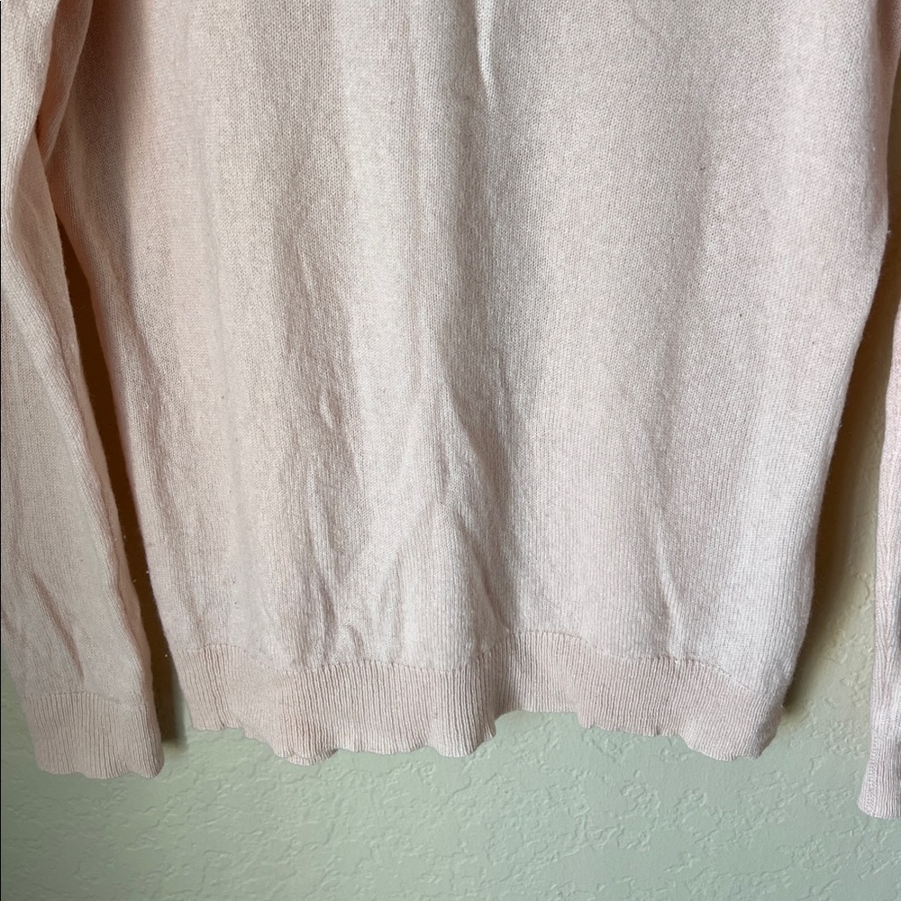 Light pink cashmere sweater - Picture 9 of 9